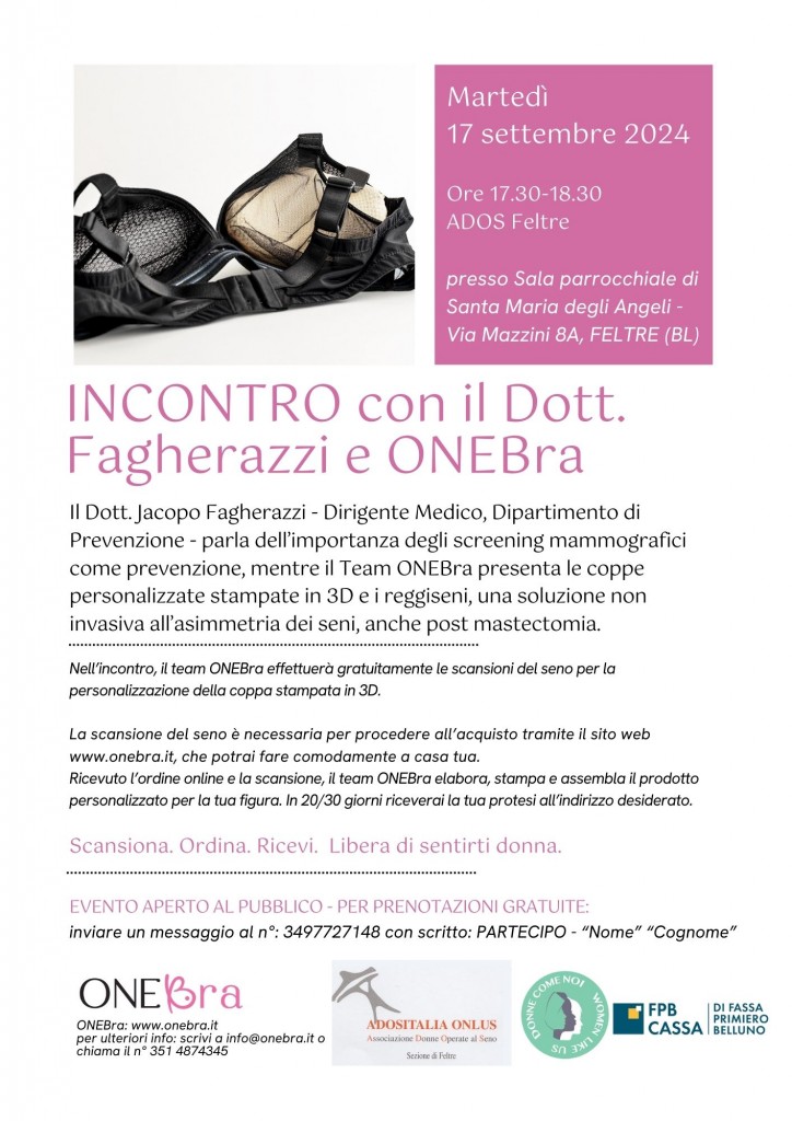 A4 evento ADOS Feltre ONEBra 17.09